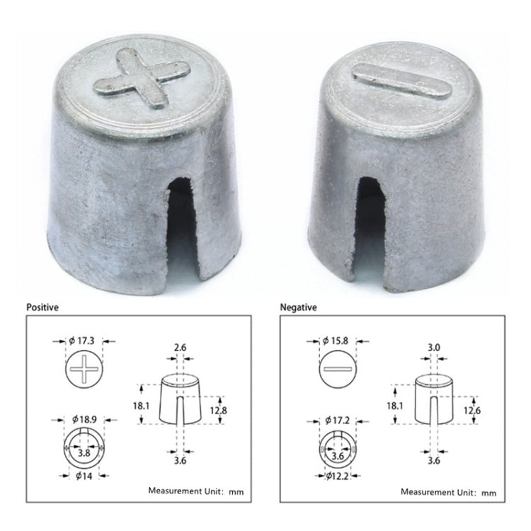 Lead Alloy Battery Small to Large Terminal Battery Conversion Connector - free shipping - PMC TechLife - Order now!