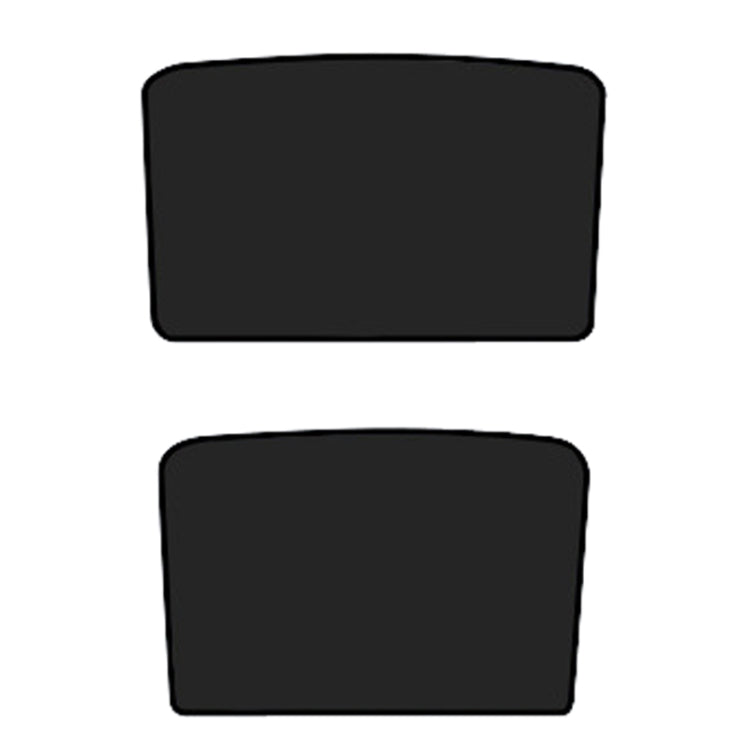 2pcs /Set For Tesla Model Y Ice Crystal Sunshade Car Roof Front And Rear Sunroof Shade(Black) - Window Foils & Solar Protection by PMC TechLife | Online Shopping South Africa | PMC TechLife | Buy Now Pay Later Mobicred