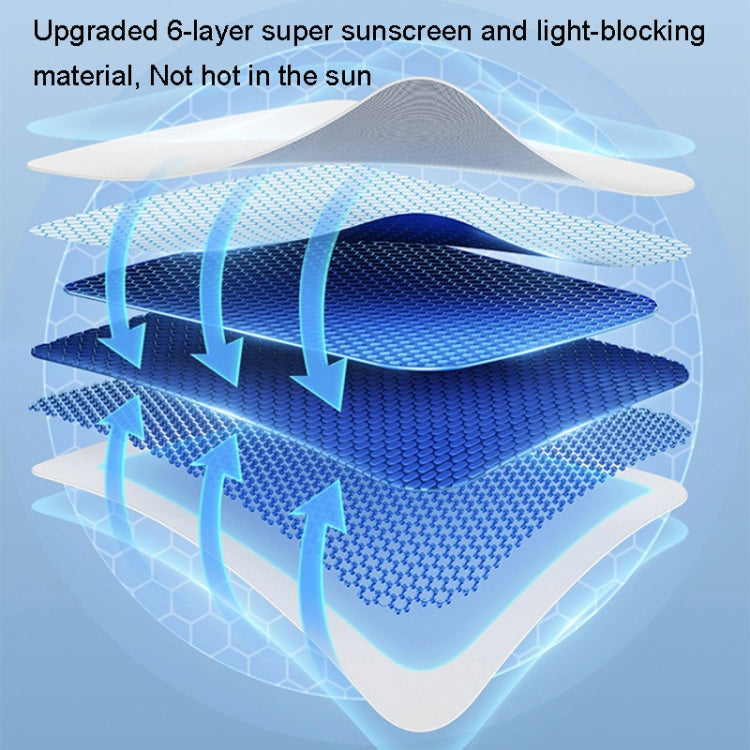 3pcs /Set For Tesla Model Y Ice Crystal Sunshade Car Roof Front And Rear Sunroof Shade(Beige) - Window Foils & Solar Protection by PMC TechLife | Online Shopping South Africa | PMC TechLife | Buy Now Pay Later Mobicred