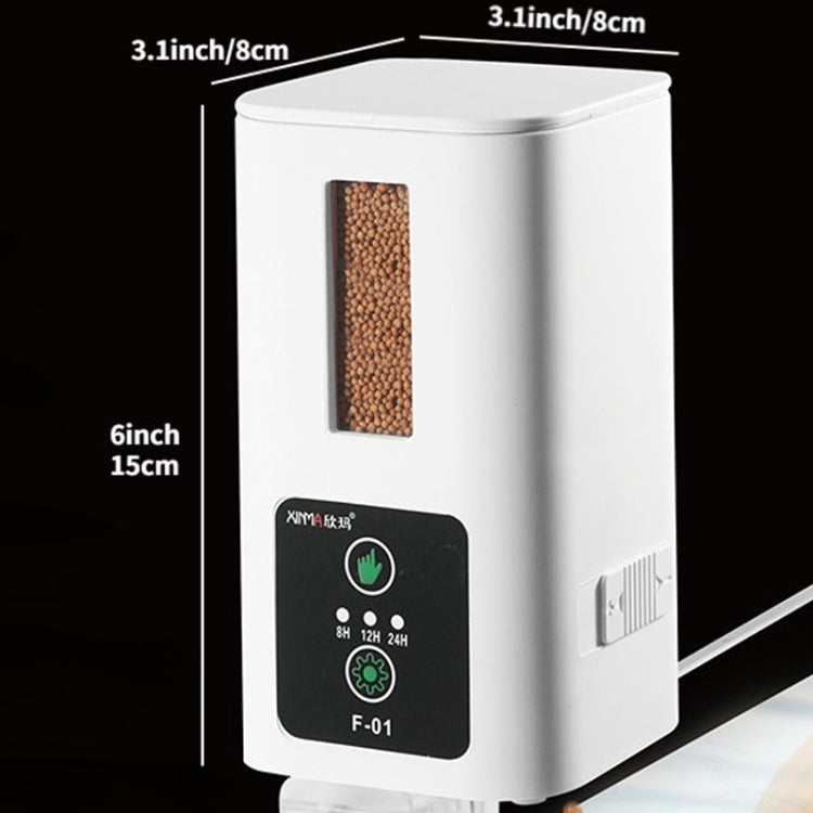XINMA F-01 400ml Fish Tank Automatic Feeding Device Aquarium Intelligente Timing High-capacity Fish Feeder - Feeders by XINMA | Online Shopping South Africa | PMC TechLife | Buy Now Pay Later Mobicred