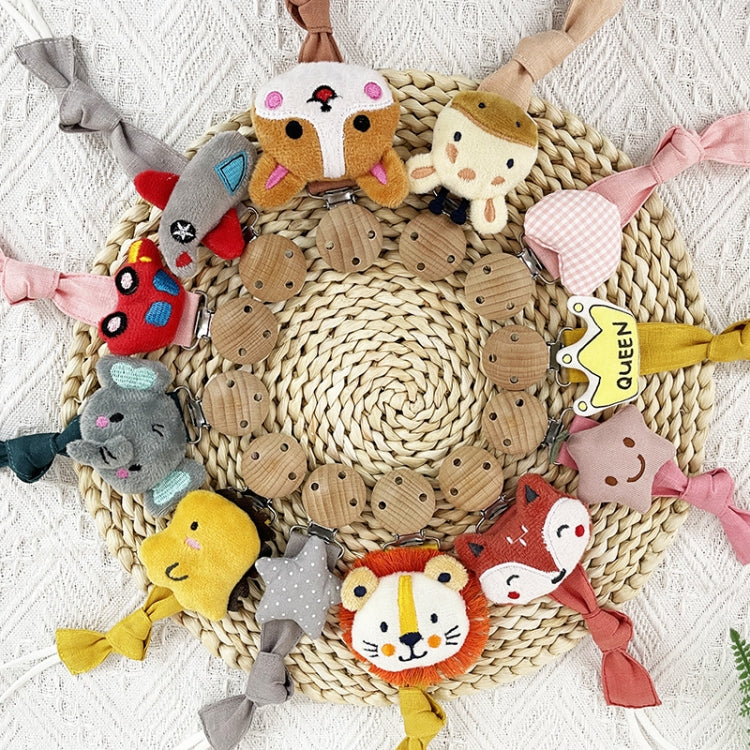 Animal Head Pacifier Chain Newborn Pacifier Clip, Style: Fox - Cups & Silicone Nipple by PMC TechLife | Online Shopping South Africa | PMC TechLife | Buy Now Pay Later Mobicred