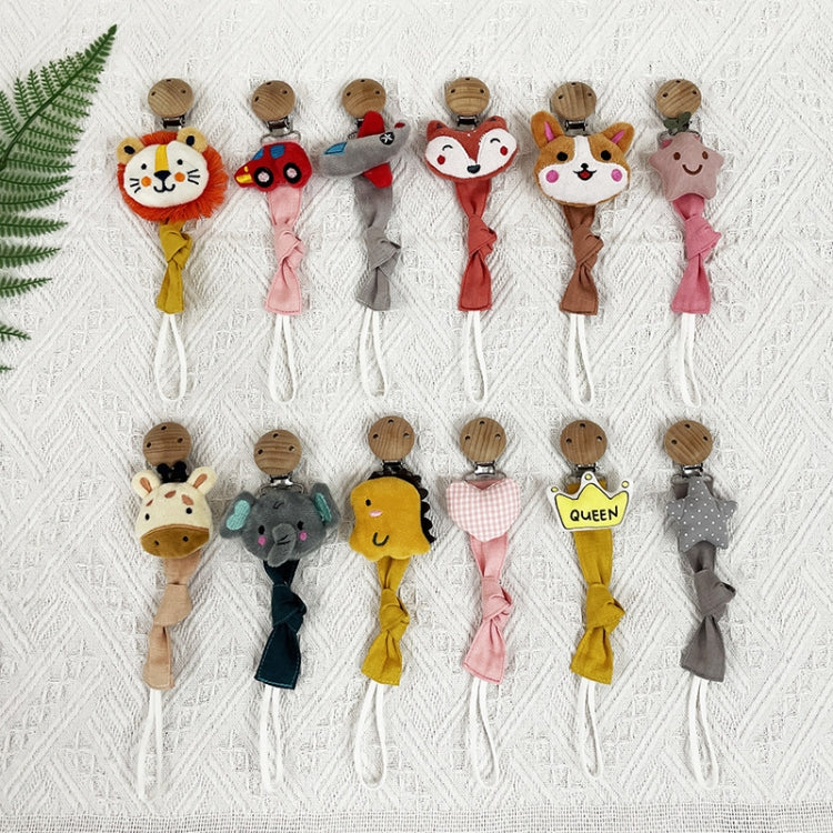 Animal Head Pacifier Chain Newborn Pacifier Clip, Style: Dinosaur - Cups & Silicone Nipple by PMC TechLife | Online Shopping South Africa | PMC TechLife | Buy Now Pay Later Mobicred