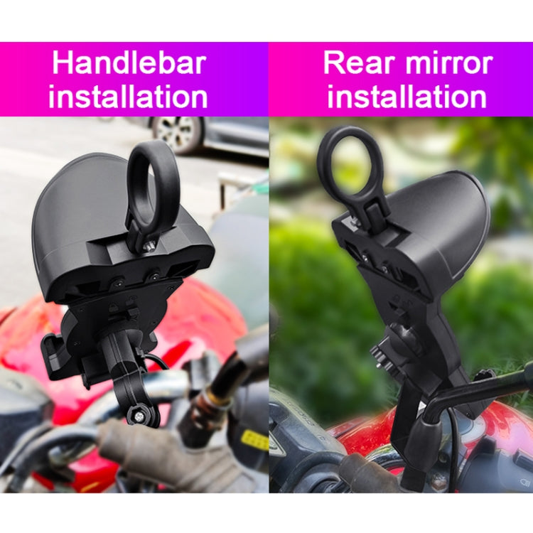 Motorcycle Sunshade Rainproof Mobile Phone Holder, Shape: Mirror Holder  No Charge - Holder by PMC TechLife | Online Shopping South Africa | PMC TechLife | Buy Now Pay Later Mobicred