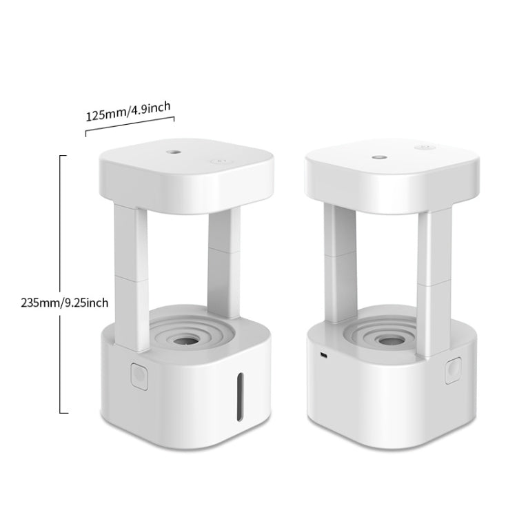 580ml Anti-gravity Humidifier Water Droplet Backflow Atomizer Aromatherapy Machine(Colorful Light) - free shipping - PMC TechLife - Order now!