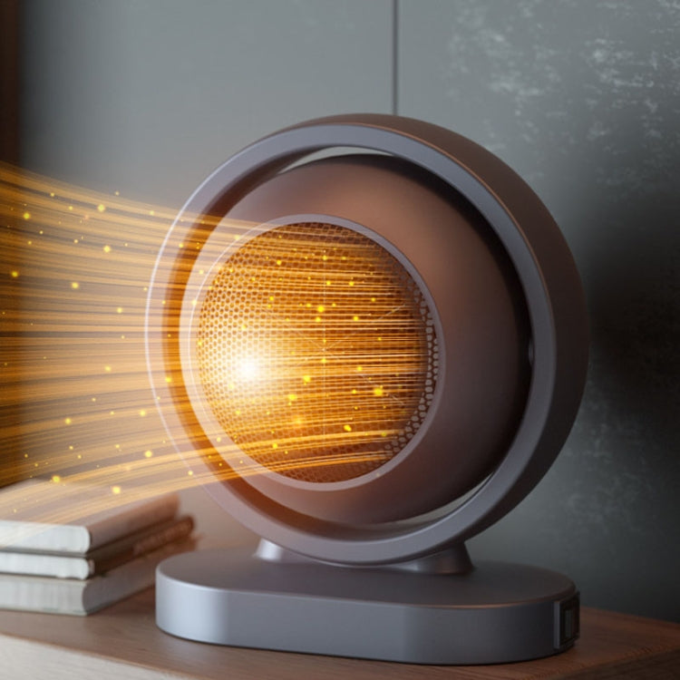 380W Earth Little Sun Heater Home Energy Saving Electric Stove Desktop Mini Heater  EU Plug(Gray) - Electric Heaters by PMC TechLife | Online Shopping South Africa | PMC TechLife
