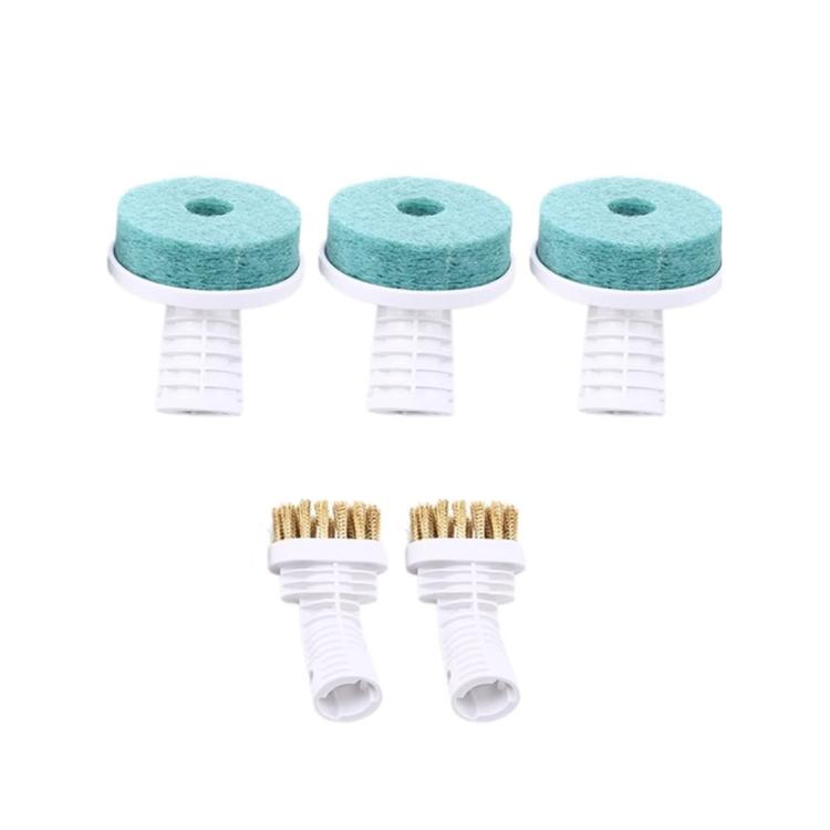 For Xiaomi Youpin Deerma DEM-ZQ610 Cleaning Machine Accessories Set(2 Copper Wire Brushes + 3 Cleaning Heads) - For Xiaomi Accessories by PMc TechLife | Online Shopping South Africa | PMc TechLife | Buy Now Pay Later Mobicred