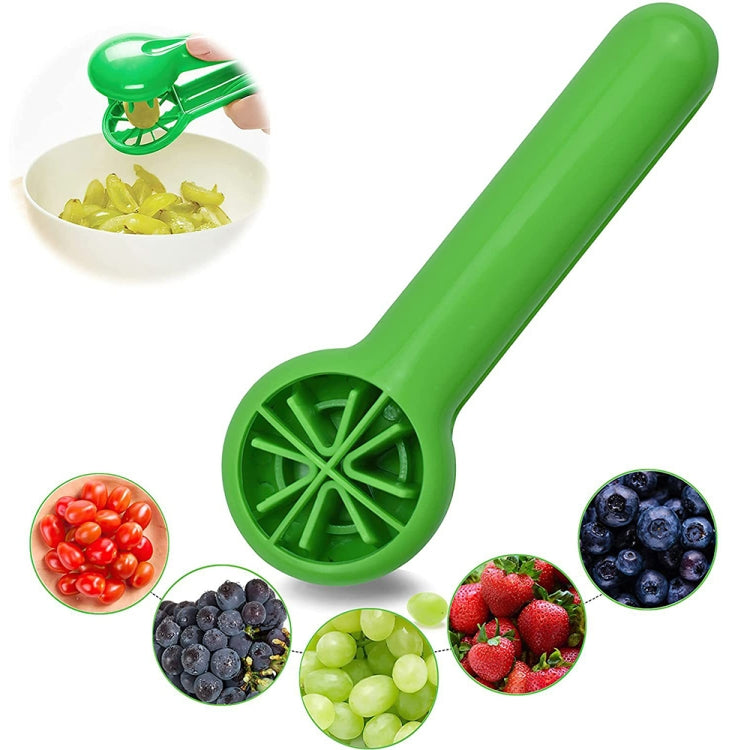 Grape Slicer Convenient Household Blueberry Strawberry Slicer Kitchen Tools(Green) - Cutter & Peeler by PMC TechLife | Online Shopping South Africa | PMC TechLife | Buy Now Pay Later Mobicred