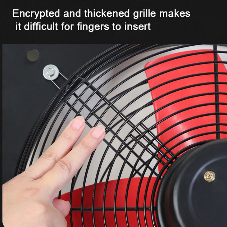10 -inch Single Grilles Kitchen Exhaust Fan Wall Window Fan High Power Industrial Extractor Fume Space Extractor Hood,CN Plug - free shipping - PMC TechLife - Order now!
