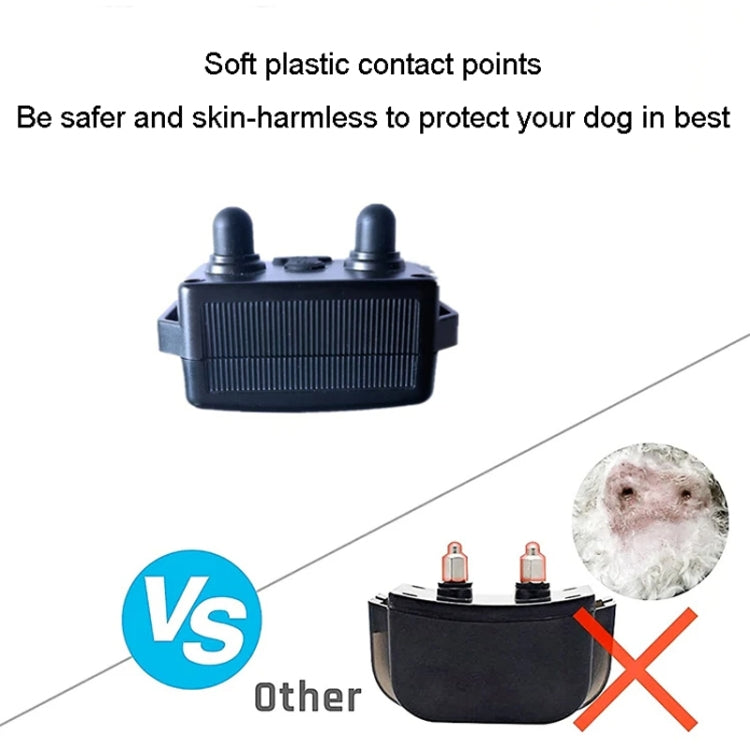 800m Remote Control Dog Trainer Stop Barker Electrical Shock Vibration Pet Collar(Khaki) - Training Aids by PMC TechLife | Online Shopping South Africa | PMC TechLife | Buy Now Pay Later Mobicred