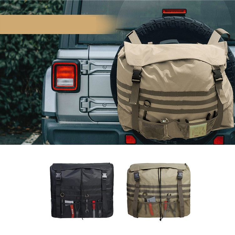 Outdoor Camping Off-road Vehicle Spare Tire Tool Miscellaneous Storage Bag, Color: Khaki - Stowing Tidying by PMC TechLife | Online Shopping South Africa | PMC TechLife | Buy Now Pay Later Mobicred
