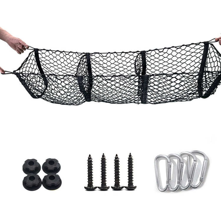 Pickup Truck Three-dimensional Net Bag Off-road Vehicle Trunk Luggage Net Bag, Size: 120x30cm(Three Pocket) - Stowing Tidying by PMC TechLife | Online Shopping South Africa | PMC TechLife | Buy Now Pay Later Mobicred