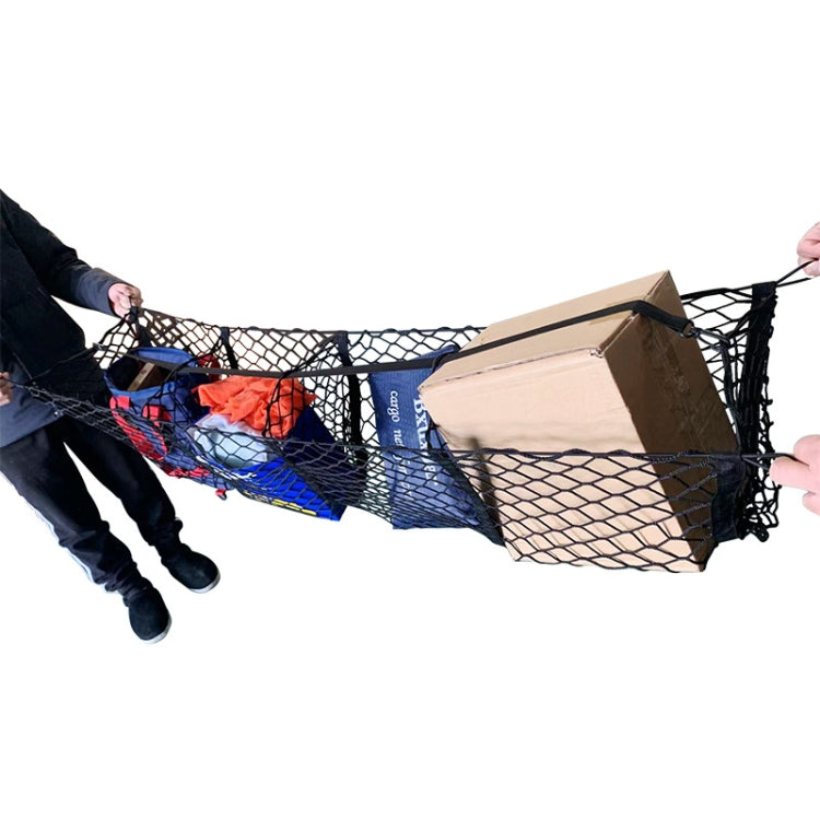 Pickup Truck Three-dimensional Net Bag Off-road Vehicle Trunk Luggage Net Bag, Size: 120x30cm(Three Pocket) - Stowing Tidying by PMC TechLife | Online Shopping South Africa | PMC TechLife | Buy Now Pay Later Mobicred