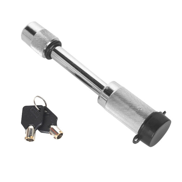 Car Latch Lock Trailer Tow Hook Anti-theft Padlock(Direct Pipe Silver) - Towing Bars by PMC TechLife | Online Shopping South Africa | PMC TechLife | Buy Now Pay Later Mobicred