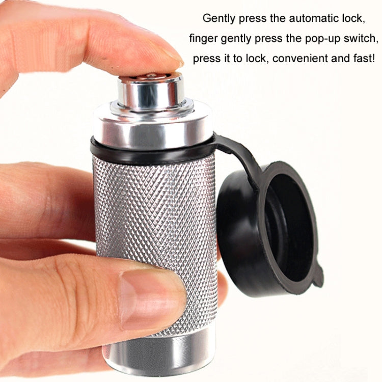 Car Latch Lock Trailer Tow Hook Anti-theft Padlock(Straight Pipe Black) - Towing Bars by PMC TechLife | Online Shopping South Africa | PMC TechLife | Buy Now Pay Later Mobicred