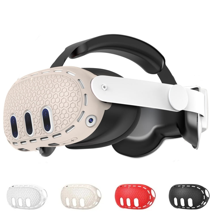 For Meta Quest 3 VR Host Silicone Protective Case Smart Device Accessories(Starlight) - VR Accessories by PMC TechLife | Online Shopping South Africa | PMC TechLife | Buy Now Pay Later Mobicred