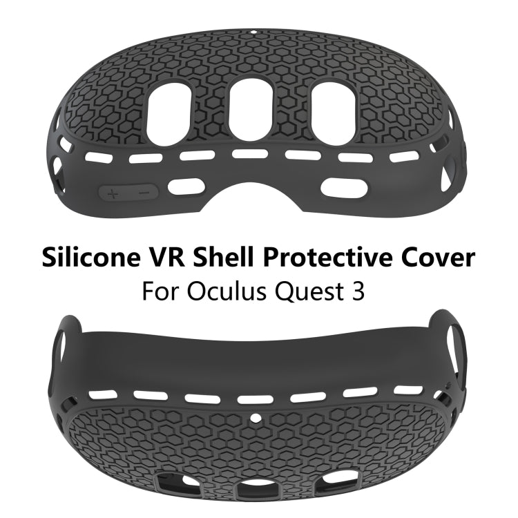 For Meta Quest 3 VR Host Silicone Protective Case Smart Device Accessories(Black) - VR Accessories by PMC TechLife | Online Shopping South Africa | PMC TechLife