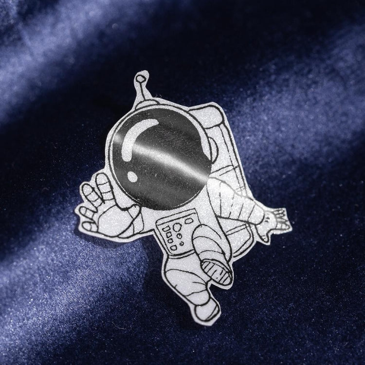 For Phomemo M02 / M02S / M02Pro 3rolls /Pack 50mm Anti-Dry Glue Thermal Labels(White Glitter Full Transparent Black Letter) - free shipping - PMC TechLife - Order now!