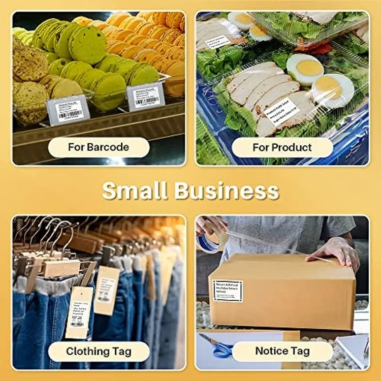 Phomemo M120 Label Maker Barcode Printer Bluetooth Thermal Label Machine(White) - free shipping - PMC TechLife - Order now!