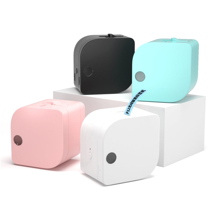 Phomemo P12Pro Li-Ion Battery Compact Bluetooth Convenient Self-Adhesive Thermal Label Printer(White) - free shipping - PMC TechLife - Order now!