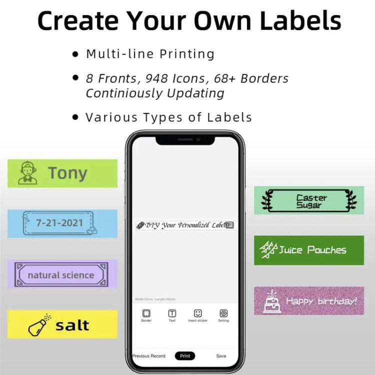 Phomemo P12Pro Li-Ion Battery Compact Bluetooth Convenient Self-Adhesive Thermal Label Printer(White) - free shipping - PMC TechLife - Order now!