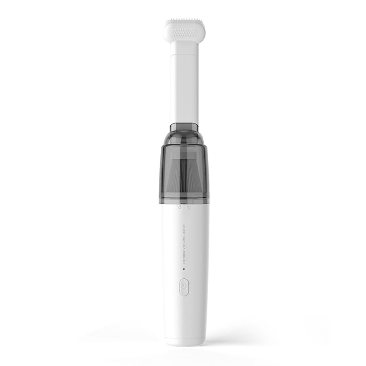 Mini Portable Detachable Wireless Handheld Powerful Car Vacuum Cleaner, Style: Plastic Filter (White) - Vacuum Cleaner by PMC TechLife | Online Shopping South Africa | PMC TechLife | Buy Now Pay Later Mobicred