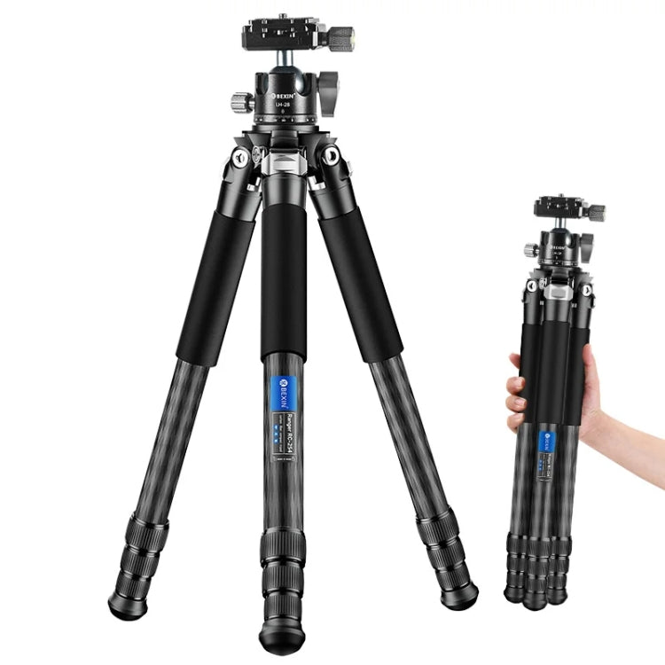 BEXIN RC254 Carbon Fiber Portable Folding Tripod SLR Camera Low Gravity Center Gimbal Photography Bracket - free shipping - PMC TechLife - Order now!