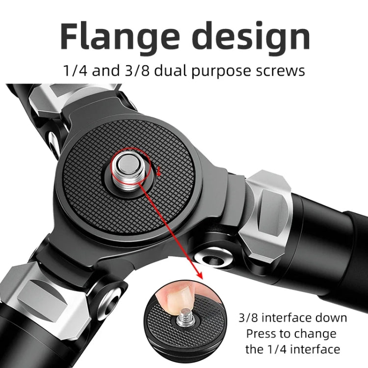 BEXIN RC254+LH-28 Carbon Fiber Portable Folding Tripod SLR Camera Low Gravity Center Gimbal Photography Bracket - free shipping - PMC TechLife - Order now!