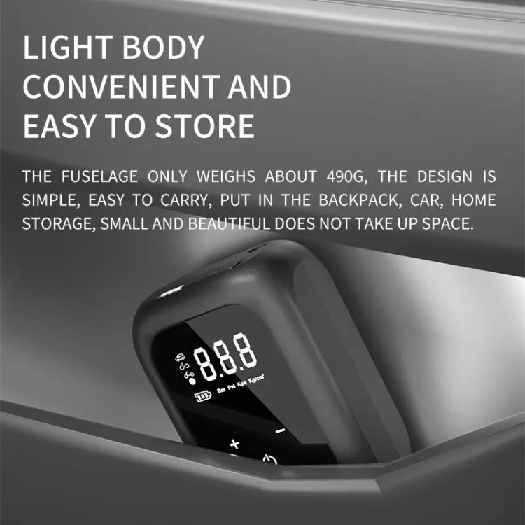 Multifunctional Portable Car Electric Wireless Tire Inflator Pump(Touch Screen Button) - Inflatable Pump by PMC TechLife | Online Shopping South Africa | PMC TechLife