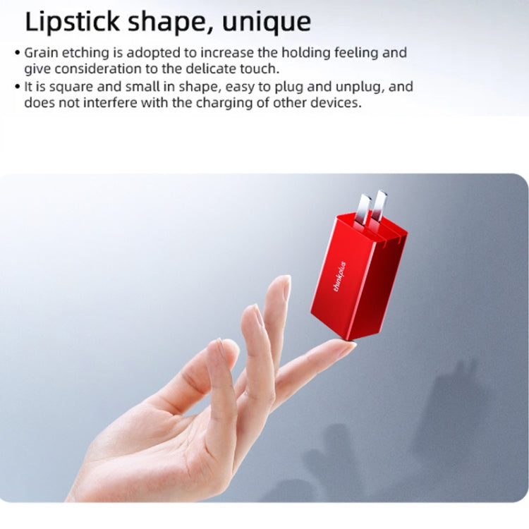 Lenovo Thinkplus GaN 65W PD3.0 QC3.0 Fast Charger Power Adapter For Notebook Mobile Phone���CN Plug(White) - free shipping - PMC TechLife - Order now!