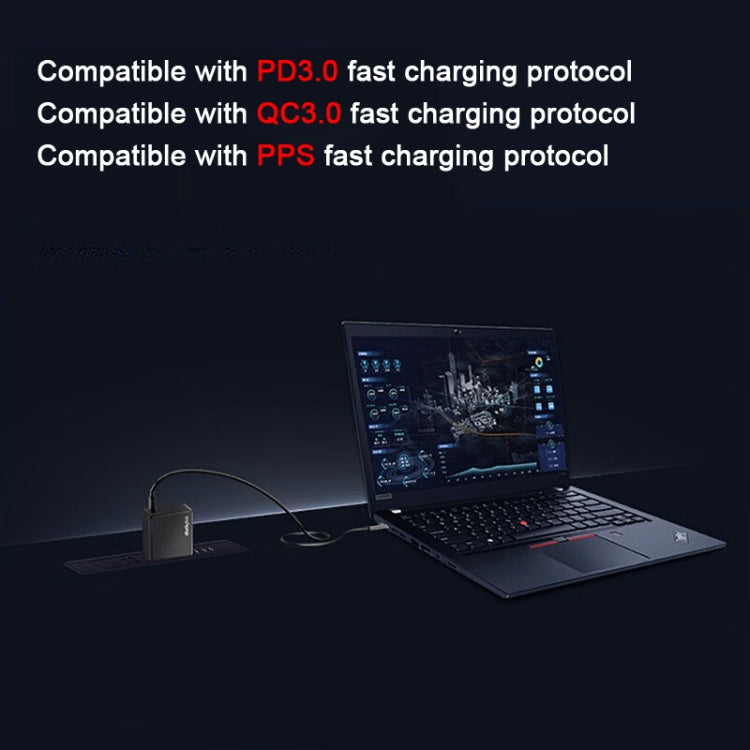Lenovo Thinkplus 135W GaN Dual USB-C/Type-C Port Power Adapter Fast Charger - free shipping - PMC TechLife - Order now!