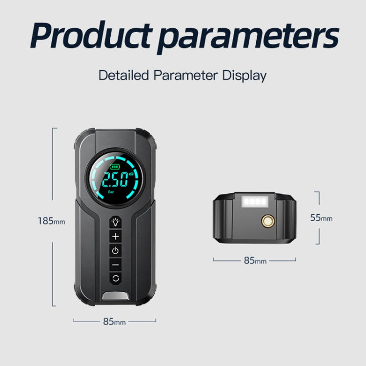 Car Wireless Inflatable Pump Electric Car Tyre 12V High Power Inflator(Upgrade) - free shipping - PMC TechLife - Order now!