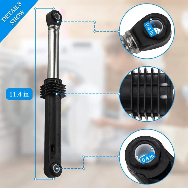 For LG Washing Machine Model WM2016CW  4901ER2003A Shock Absorber Set(Black) - Washing Machine Parts by PMC TechLife | Online Shopping South Africa | PMC TechLife | Buy Now Pay Later Mobicred