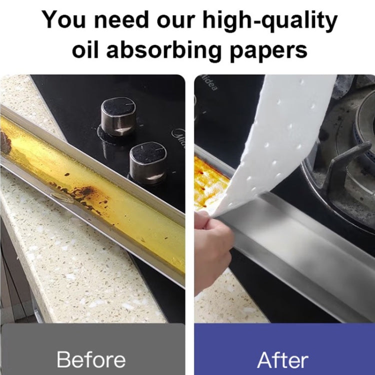 10pcs /Pack Disposable Oil Groove Suction Paper for Cooker Hoods, Spec:  10x90cm Regular - free shipping - PMC TechLife - Order now!