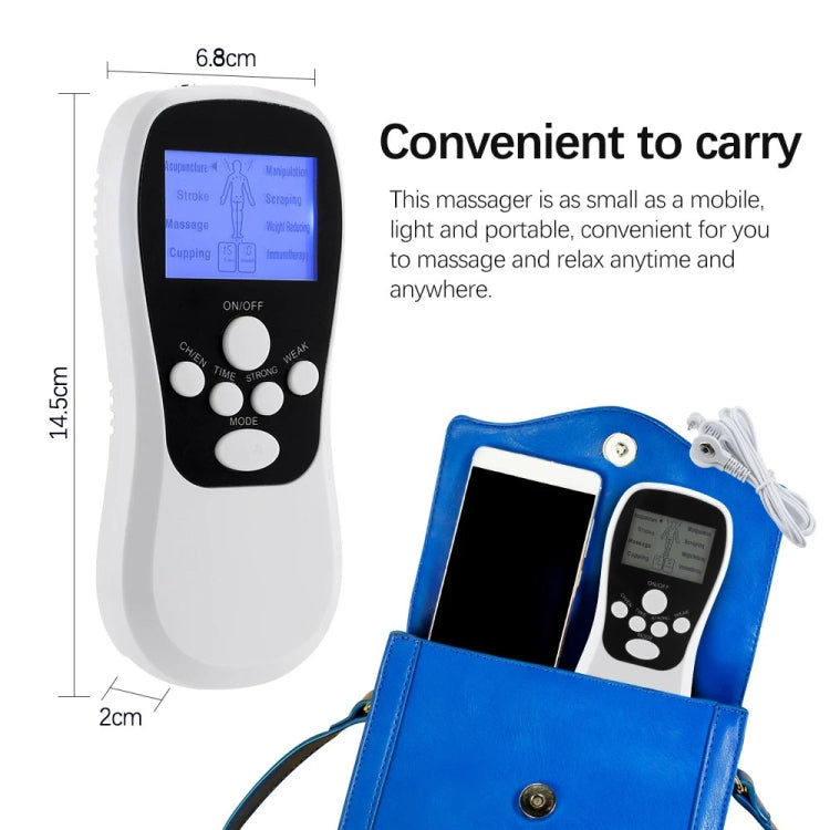 Multifunctional Low Frequency Pulse Meridian Physiotherapy Massage Instrument, Color: Blue Upgrade - free shipping - PMC TechLife - Order now!