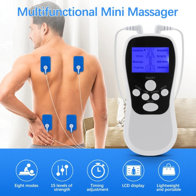Multifunctional Low Frequency Pulse Meridian Physiotherapy Massage Instrument, Color: White Standard - free shipping - PMC TechLife - Order now!