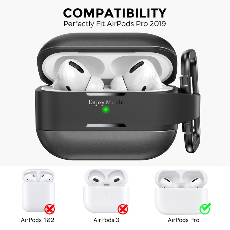 AhaStyle WG75-PRO For AirPods Pro Split TPU+Aluminum Alloy Combination Protective Cover(Red) - free shipping - PMC Jewellery - Order now!