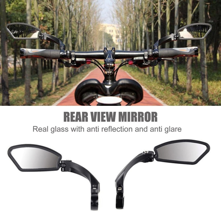 Motorcycle Wide View Rear View Mirror Bicycle Reflector, Color: Square Left - Side Mirrors by PMC TechLife | Online Shopping South Africa | PMC TechLife | Buy Now Pay Later Mobicred