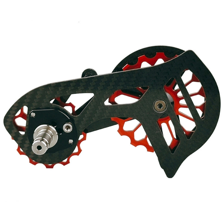 Carbon Fiber Guide Wheel For Road Bike Bicycle Bearing Rear Derailleur Guide Wheel Parts, Model Number: SD4 Red - free shipping - PMc TechLife - Order now!
