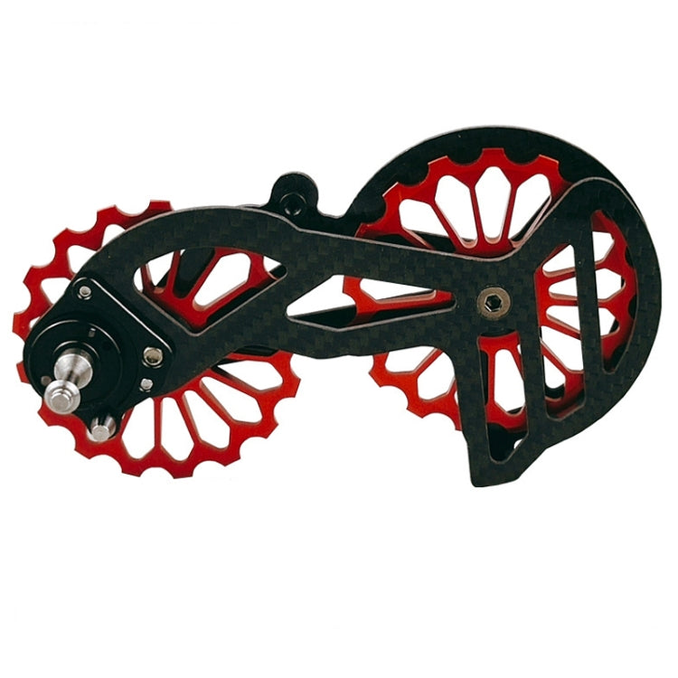 Carbon Fiber Guide Wheel For Road Bike Bicycle Bearing Rear Derailleur Guide Wheel Parts, Model Number: SD5 Red - free shipping - PMC TechLife - Order now!