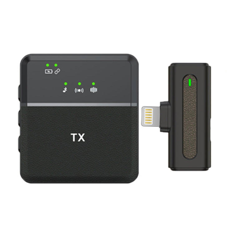 Wireless Lavalier Microphone One To One Live Recording Noise Canceling Mics, Interface: 8 Pin - Microphone by PMC TechLife | Online Shopping South Africa | PMC TechLife | Buy Now Pay Later Mobicred