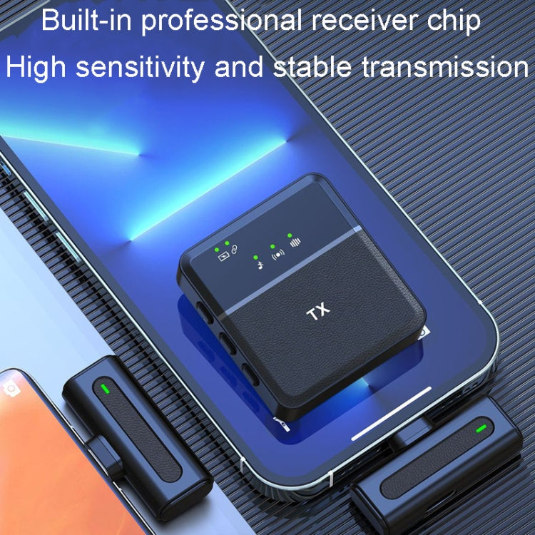 Wireless Lavalier Microphone One To One Live Recording Noise Canceling Mics, Interface: 8 Pin - Microphone by PMC TechLife | Online Shopping South Africa | PMC TechLife | Buy Now Pay Later Mobicred