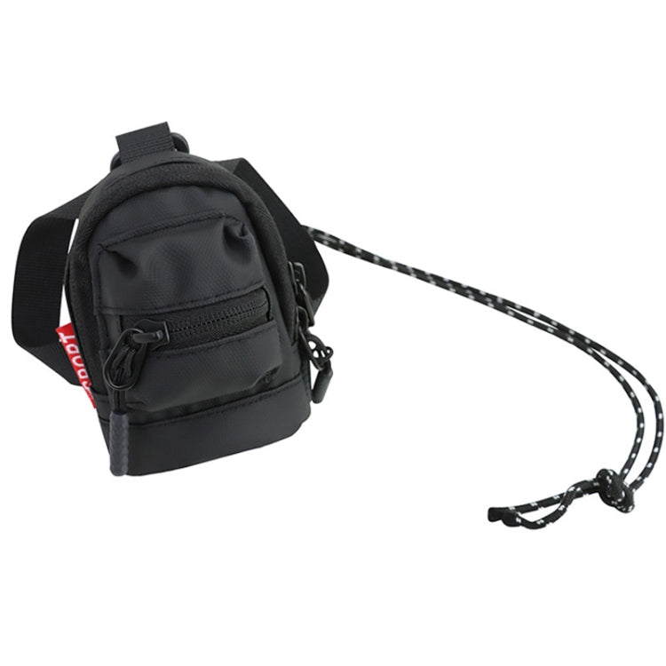 Mini Neck Coin Small Backpack Mens And Ladies Shoulder Crossbody Coin Hanging Bag(Black) - Wallets by PMC TechLife | Online Shopping South Africa | PMC TechLife