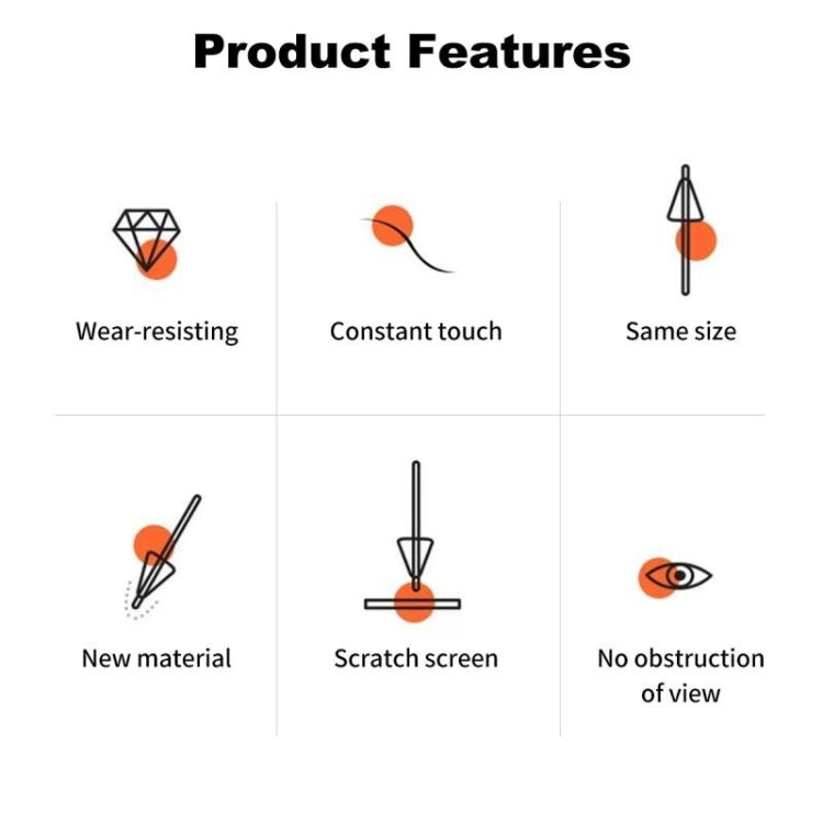 For Xiaomi Pad 6 / 6 Pro Tablet Stylus Replacement Tip Nib, Spec: Needle Transparent - Pencil Accessories by PMC TechLife | Online Shopping South Africa | PMC TechLife | Buy Now Pay Later Mobicred