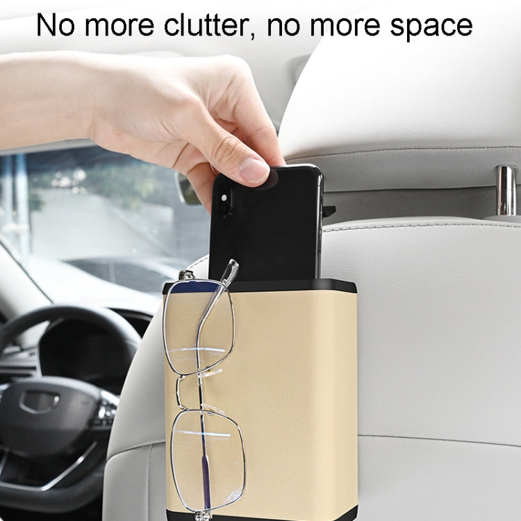 Multifunctional Car Dustbin Car Seatback Door Hanging Storage Box(Gray) - Stowing Tidying by PMC TechLife | Online Shopping South Africa | PMC TechLife | Buy Now Pay Later Mobicred