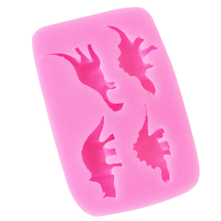 Dinosaur Silicone Mold Fondant Chocolate Cake Decoration Mold(Pink) - Food Molds by PMC TechLife | Online Shopping South Africa | PMC TechLife