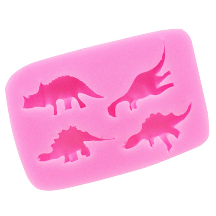 Dinosaur Silicone Mold Fondant Chocolate Cake Decoration Mold(Pink) - Food Molds by PMC TechLife | Online Shopping South Africa | PMC TechLife