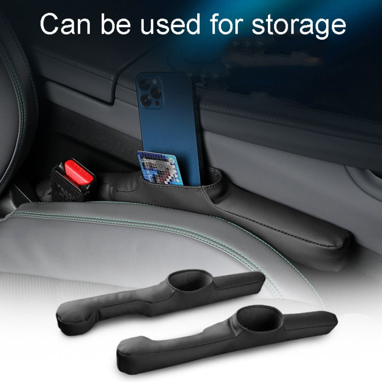 1pair Car Seat Storage Organizer Seat Anti Leakage Seam Fillers(Black) - Seat Accessories by PMC TechLife | Online Shopping South Africa | PMC TechLife | Buy Now Pay Later Mobicred