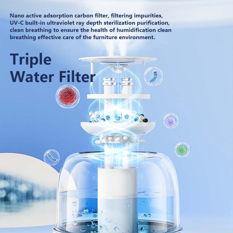 4L Wireless Humidifier USB Oil Diffuser with Night Light(Green) - Air Purifiers & Accessories by PMC TechLife | Online Shopping South Africa | PMC TechLife | Buy Now Pay Later Mobicred