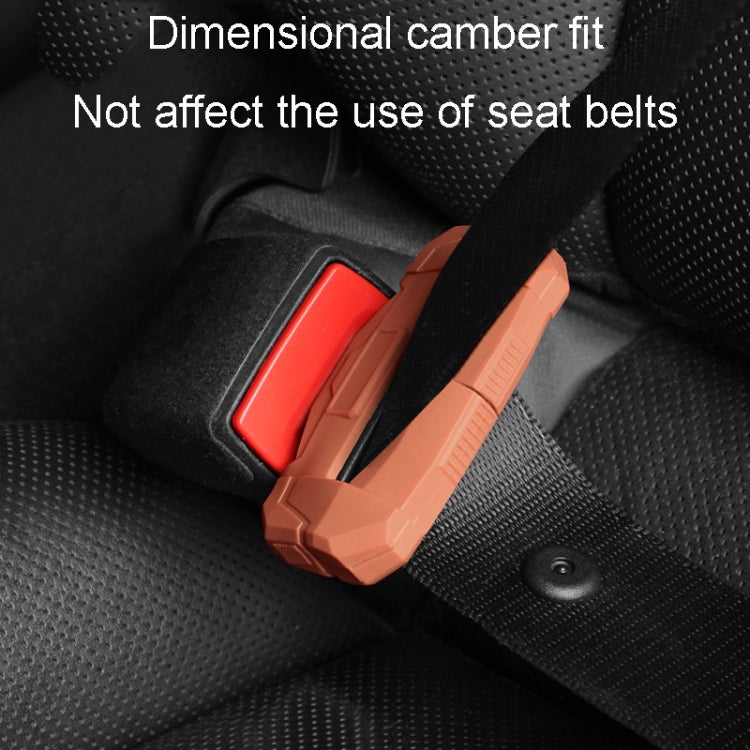 Small Car Seatbelt Buckle Protective Cover Anti Scratch Silicone Protector For Safety Belt Plugs(Black) - Seat Belts & Padding by PMC TechLife | Online Shopping South Africa | PMC TechLife | Buy Now Pay Later Mobicred