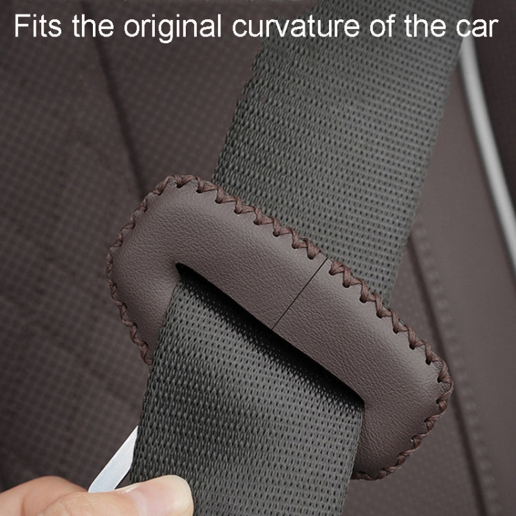 For BMW 1pair Seatbelt Insert Protector Bumper Belt Chuck Decoration(Black) - Seat Belts & Padding by PMC TechLife | Online Shopping South Africa | PMC TechLife | Buy Now Pay Later Mobicred
